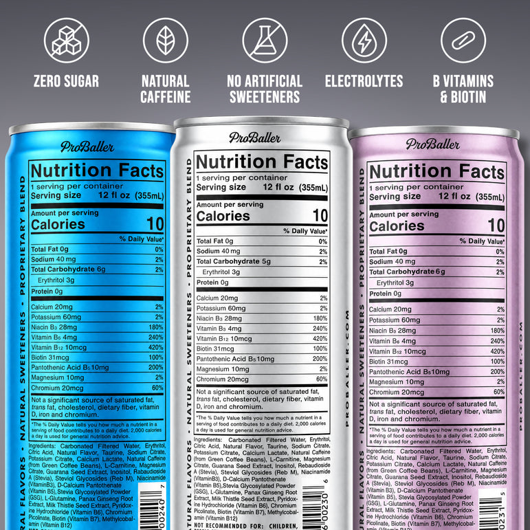 ProBaller Variety Pack - Zero Sugar