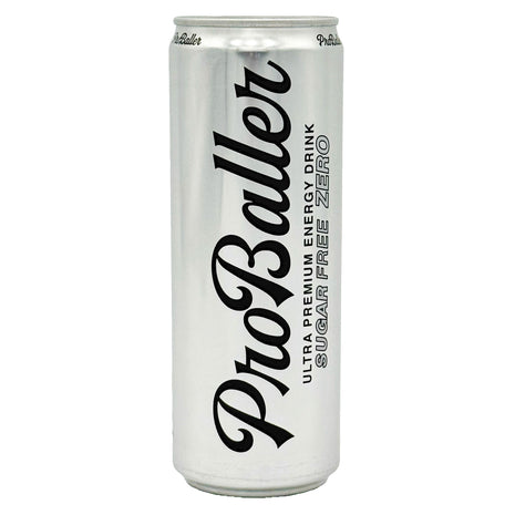 ProBaller Citrus Sugar Free energy drink can on a white background