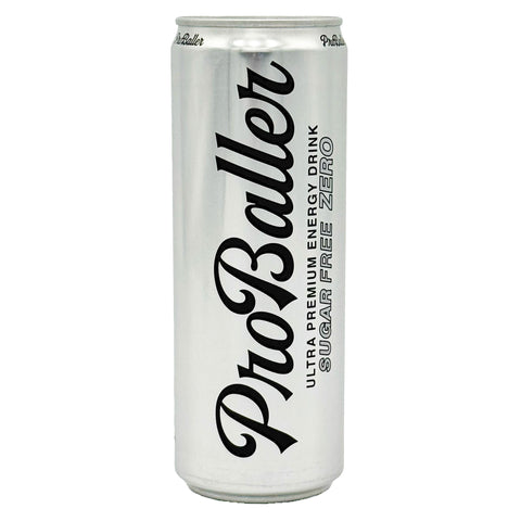 ProBaller Citrus Sugar Free energy drink can on a white background
