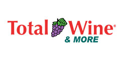 Total Wine & More logo with red and green text on a white background